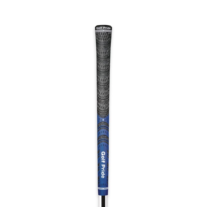 Golf Pride MCC Golf Club Grip - All-Weather Hybrid Grip - Brushed Cotton Cord & Pebbled Texture - Moisture-Wicking Technology - Midsize - Blue - Image 1
